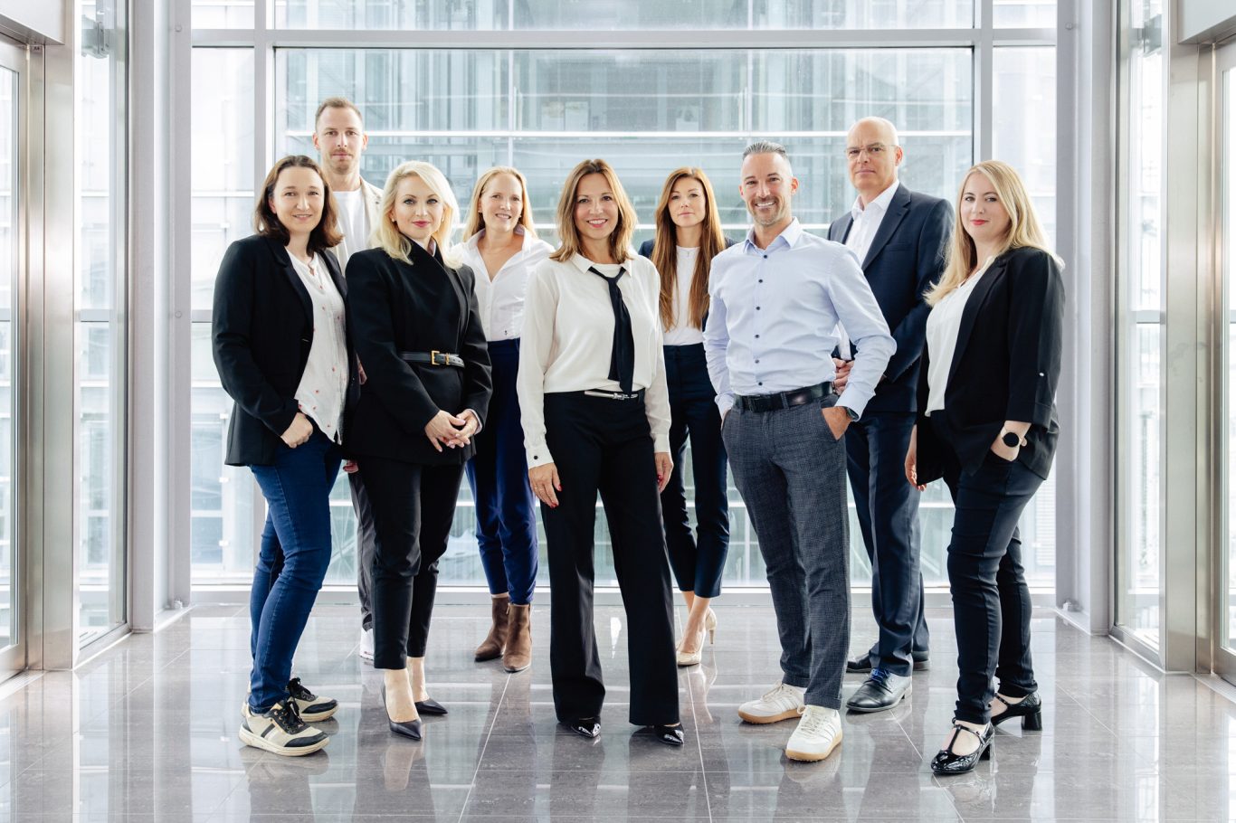 Flughafen Wien-Airport Media Tea Airport Media Sales Team